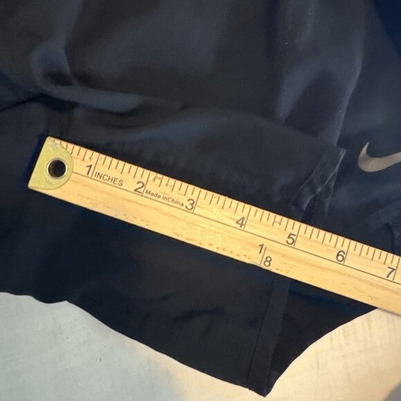 Nike Dri-Fit Women's Black Running Shorts Womens Large Two-Tone Black Gray - Picture 11 of 11